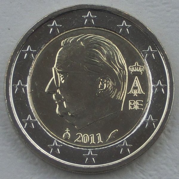 2 Euro Kursmünze Belgien 2011 unz.