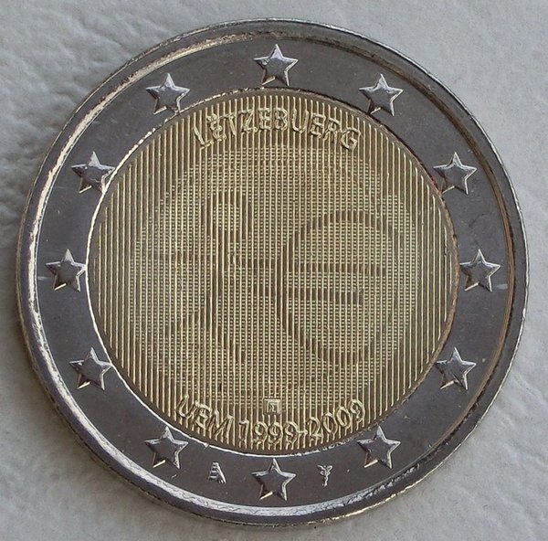 2 Euro Luxemburg 2009 10 Jahre WWU unz