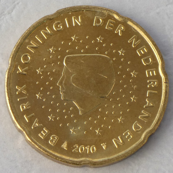20 Euro Cent Niederlande 2010 unz