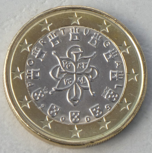 1 Euro Kursmünze Portugal 2009 unz