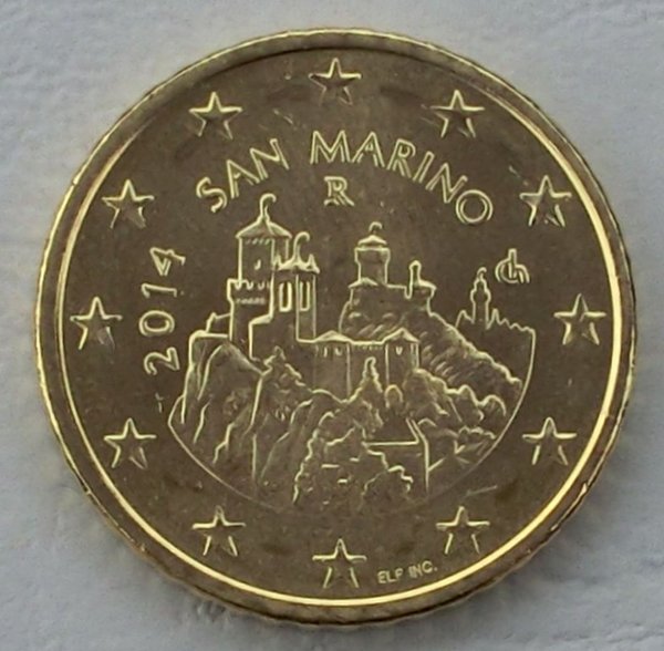 50 Euro Cent Kursmünze San Marino 2014 unz
