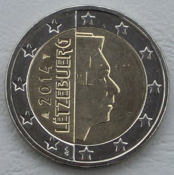 2 Euro Luxemburg 2014 unz