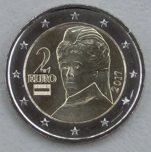 2 Euro Kursmünze Österreich 2017 unz.