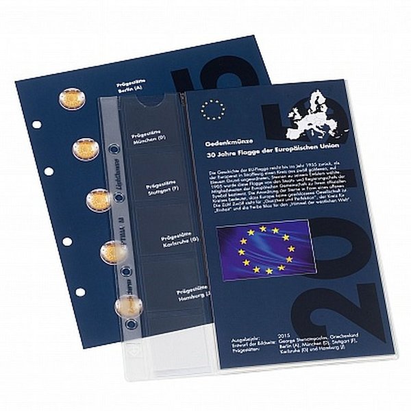 Leuchtturm Nachtrag 2015 Classic Optima 347894 2 Euro Gedenkmünzen EU Flagge