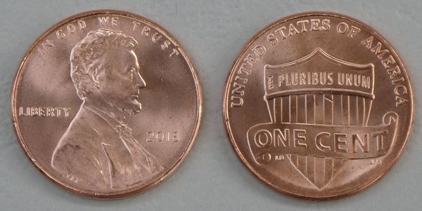 USA 1 Cent Lincoln 2018 P unz.