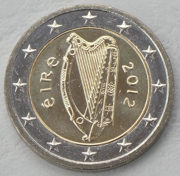 2 Euro Kursmünze Irland 2012 unz.