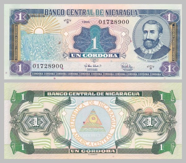 Nicaragua 1 Cordoba 1995 p179 unz.