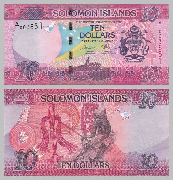 Salomonen / Solomon Islands 10 Dollars 2017 p33 unz.