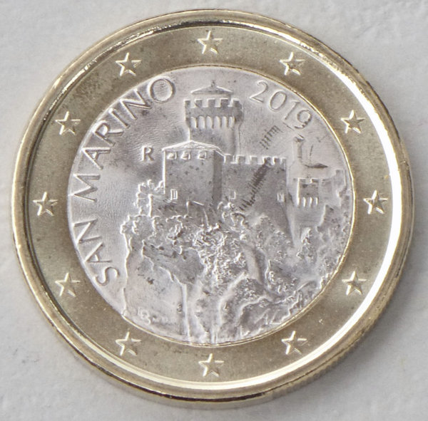 1 Euro Kursmünze San Marino 2019 unz