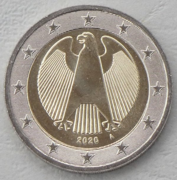 2 Euro Kursmünze Deutschland 2020 A unz.
