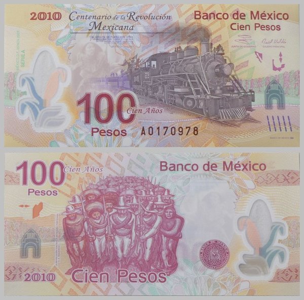 Mexiko 100 Pesos 2007 Polymer p128a unz.