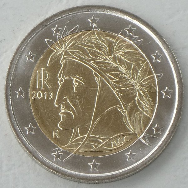 2 Euro Kursmünze Italien 2013 unz.