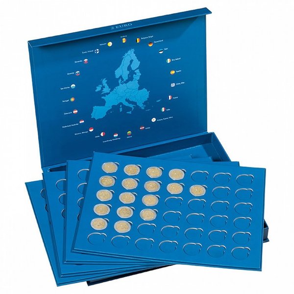 Leuchtturm Presso Münzkassette für 168 2 Euro Münzen