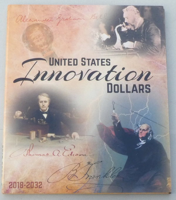 Littleton Folder / Sammelalbum USA Innovation Dollars 2018-2032