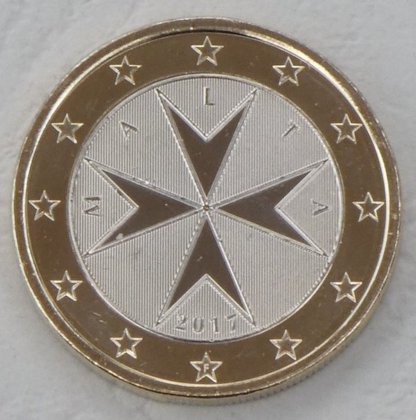 1 Euro Kursmünze Malta 2017 unz