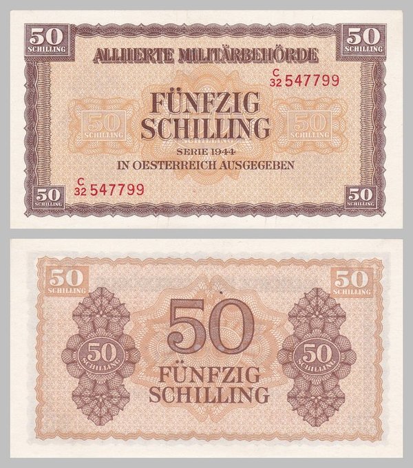Österreich 50 Schilling 1944 p109 vzgl-unz.