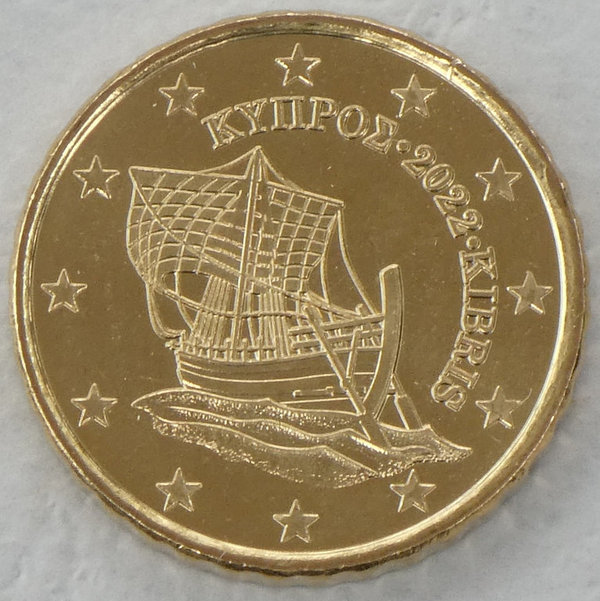 10 Euro Cent Kursmünze Zypern 2022 unz