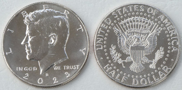 USA Kennedy Half Dollar Kursmünze 2023 D unz.