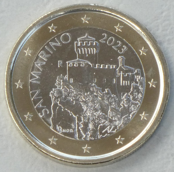 1 Euro Kursmünze San Marino 2023 unz