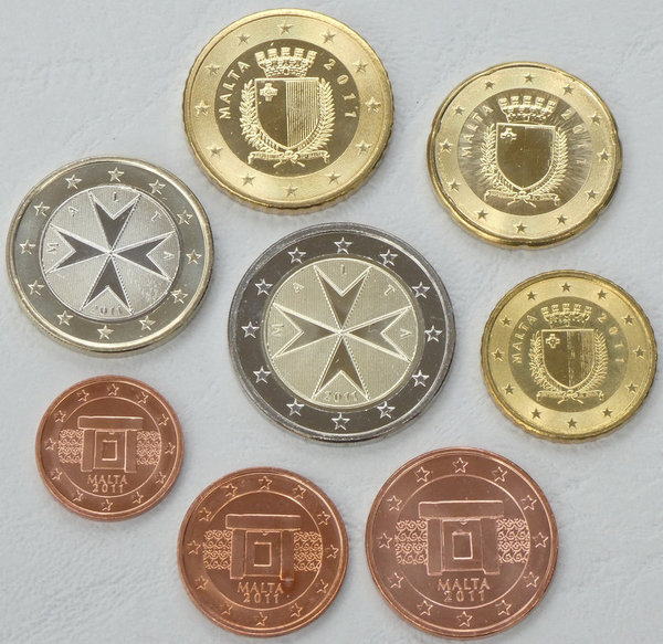 Euro KMS Kursmünzensatz Malta 2011 unz.